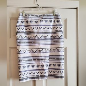 White House Black Market Knee Length Skirt